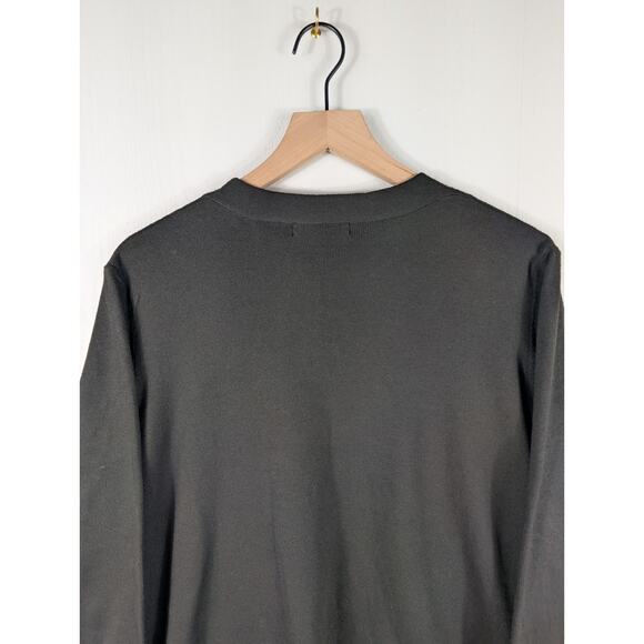 Shein Curve Womens 3XL Black Open Front Drape Cardigan Long Sleeve Plus Size - Picture 7 of 14